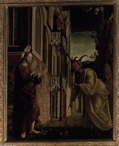 St Wolfgang Altarpiece: Temptation Of Christ — Michael Pacher