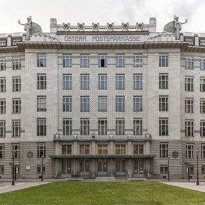 The Austrian Postal Savings Bank Building In Vienna, Austria — Otto Koloman Wagner