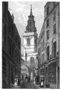 The Church Of St Michael, Crooked Lane — Thomas Hosmer Shepherd