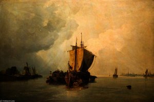 The Mouth Of The Scheldt — William James Müller