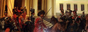 Russian Guards At Tsarskoye Selo In (1832(81)) — Franz Krüger