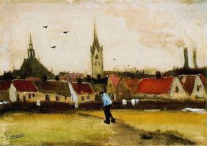 Vista De L'aia Con La Nuova Chiesa — Vincent Willem Van Gogh
