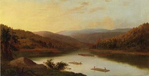 Flatboat Men — Robert Seldon Duncanson