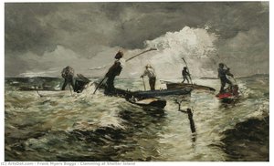 Clamming At Shelter Island — Frank Myers Boggs