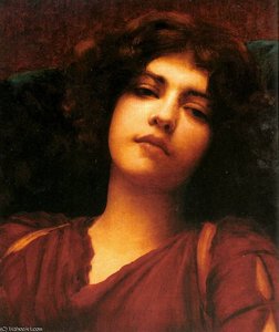 Reverie (study) — R.b.a John William Godward