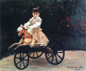 Жан Моне На Механична Количка — Клод Моне