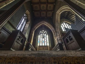 Wall Paintings In All Saints, Cambridge — Frederick Leach, William Morris