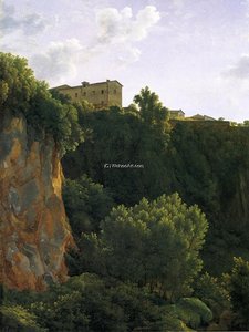 Gorge At Civita Castellana — Joseph Pierre Xavier Bidauld