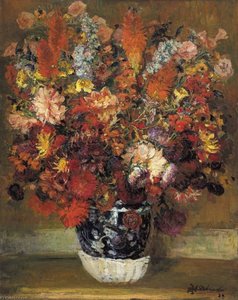 Flowers In A Pot — Jacques-émile Blanche