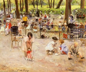 Le Parc Monceau A Paris — Paul-michel Dupuy
