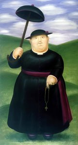 Walk In The Hills — Fernando Botero