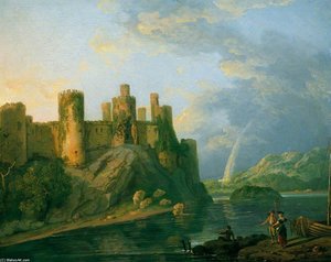 Conway Castle - — George Barret The Elder