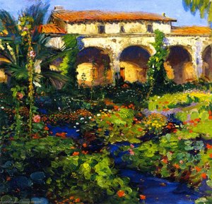Capistrano Courtyard — Joseph Kleitsch