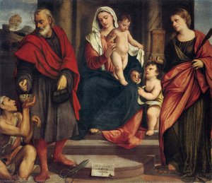 Madonna Of The Tailors — Bonifazio Veronese