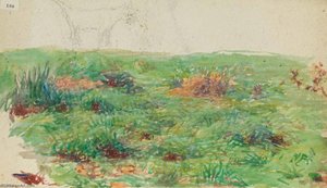 Landscape With Meadow — Thomas P Anshutz