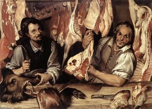 The Butcher's Shop — Bartolomeo Passerotti