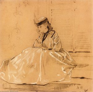 Portrait Of Elizabeth Loring Grant — Winslow Homer