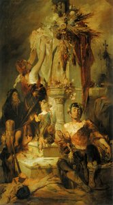 Opferszene — Hans Makart