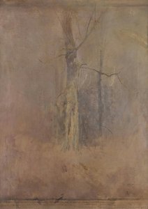 Melancholic Mood With A Dry Tree — Baron László Mednyánszky, Ladislaus Josephus Balthasar Eustachius Mednyánszky