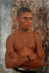 Half Length Of Ralph — Henry Scott Tuke