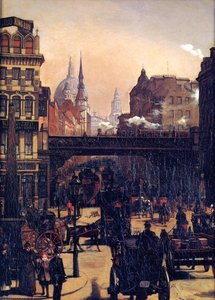 Ludgate Hill — Wilhelm Trübner