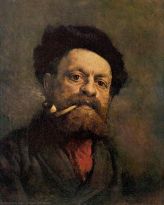 Man With Pipe — Gustave Courbet