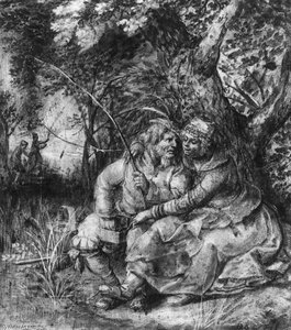Elderly Fisherman With A Girl — David Vinckboons