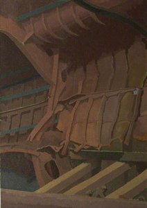Repairing A Fracture In A Torpedoed Merchant Ship — John Wheatley