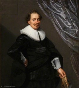 Portrait Of An Unknown Gentleman — Paulus Moreelse