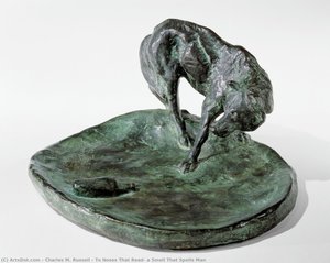 Für Nasen, Die Lesen, Ein Geruch, Der Den Menschen Bestimmt — Charles Marion Russell
