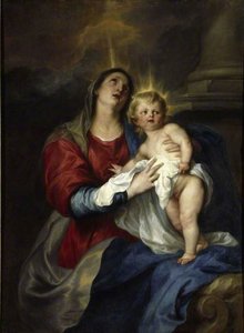 The Virgin And Child — Sir Anthony Van Dyck