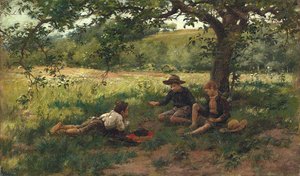 Mumblety-peg — Charles Courtney Curran