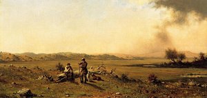 Hunters Resting — Martin Johnson Heade