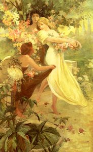 Spirit Of Spring — Alphonse Mucha