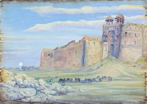 Gate Of The Old Fort, Delhi — Marianne North
