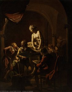 Academy By Lamplight — Joseph Wright Of Derby