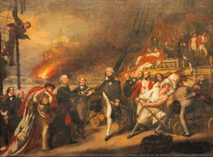 La Rendición Del Almirante Holandés De Winter Al Almirante Duncan En La Batalla De Camperdown (la Victoria De Lord Duncan) — John Singleton Copley