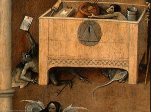 Death And The Miser (detail) — Hieronymus Bosch