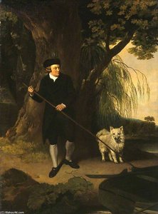 Man With A Dog — Francis Wheatley