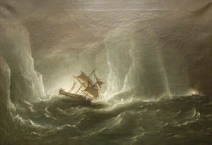 Antarctic Expedition Escape From The Bergs, 1842 — Richard Brydges Beechey