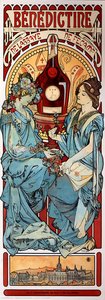 Bénédictine — Alphonse Mucha