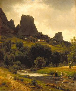 Summer Pastorale (view Of Kallenfels) — Thomas Worthington Whittredge