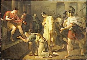 Titus Pardonne Aux Senateurs Conjures — François Joseph Heim
