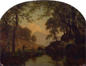 The Trout Brook — Albert Bierstadt