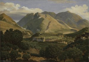 The Monastery Of St Benedict In Subiaco — Thomas Ender