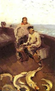 The Pomors. — Konstantin Alexeievitch Korovin