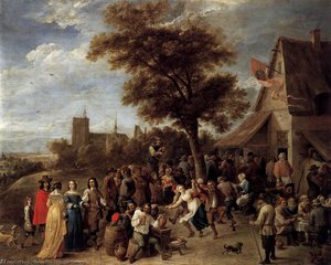 Peasants Merry-making — David Teniers The Younger