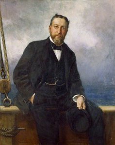 Peter Thellusson (1850–1899), On Board The Yacht, 'albion' — George Percy Jacomb Hood