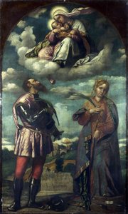 The Madonna And Child With Saints — Alessandro Bonvicino (moretto Da Brescia)