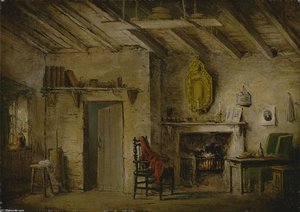 Stage Design For Heart Of Midlothian — Alexander Nasmyth